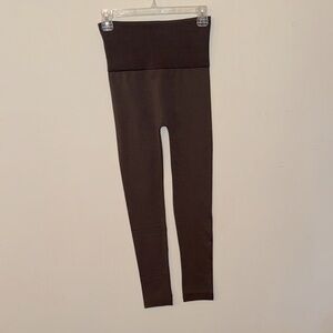 High-Waisted Olive Green Leggings